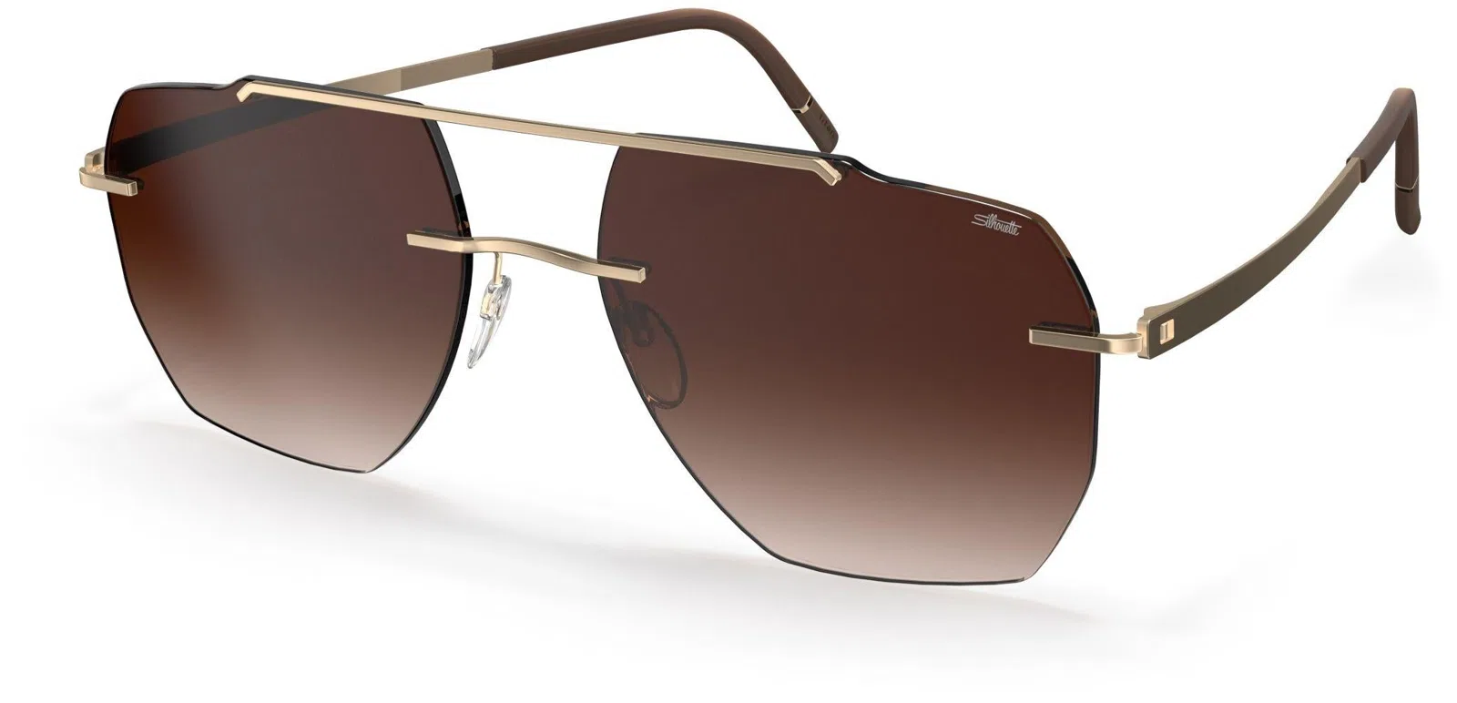 Silhouette Rincon Rimless 8746 Sunglasses - view 11